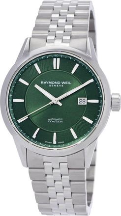Raymond Weil Freelancer Automatic Green Dial Mens Watch 2731-ST-52001
