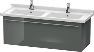 Duravit Duravit X-large Mueble De Pared 6059, 1 Caj&oacute;n, 1200mm, Para Starck 3, Color (frente/cuerpo): Laca De Alto Brillo Dolomiti Grey - Xl605903838