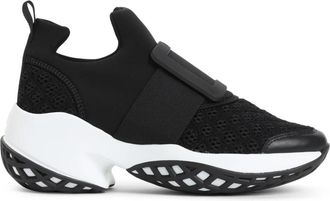 Roger Vivier Zwarte Sneakers Elegante Stijl - Dames - Sneakers - Zwart - 38 1/2 EU - Polyester - Schoenen