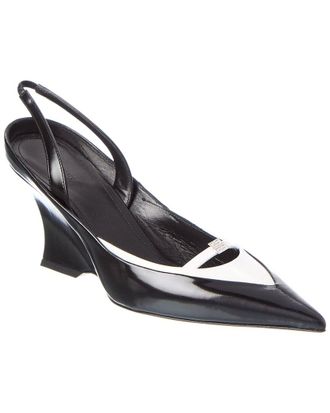 Givenchy Raven Leather Slingback Pump