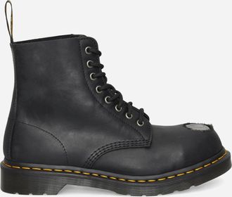 Dr. Martens 1460 Metal Toe Leather Boots Black