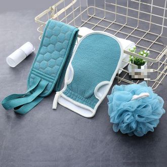 OEM Two Sets, Including A Back Shower Set, Shower Belt, Shower Gloves, Back Massager, Suitable For Men And Women, Scrubbing Towel, Bath Sponge, Thickened 