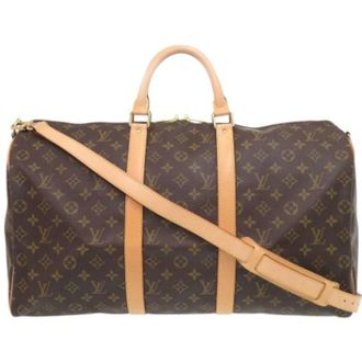 Louis Vuitton Pre-owned Keepall Bandouli&egrave;re 50 Boston Bag - unisex - Louis Vuitton Vintage - Vintage Weekend Bags - Brown - ONE SIZE - Pre-owned