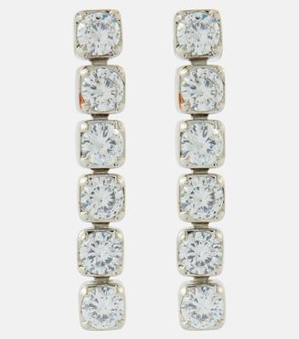 Jil Sander Orecchini pendenti con cristalli