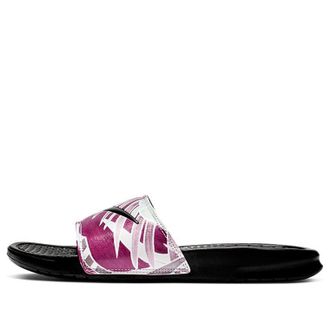 Nike (WMNS) Nike Benassi JDI Print Black Active Fuchsia 618919-030