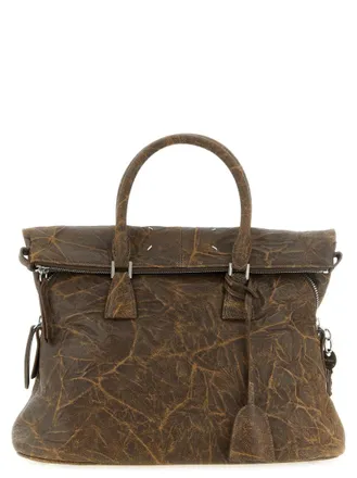 Maison Margiela Brown 5AC Soft Medium Satchel