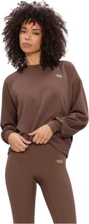 Mercer Amsterdam Scuba Crewneck - Dames - Sweatshirts - Bruin - S - Denim - Hoodies & sweatvesten