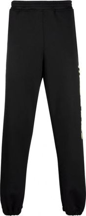 Moschino Zwarte casual broek - Heren - Sweatpants - Zwart - L - Polyester - Broeken