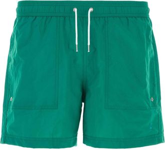 Gimaguas Emerald Green Nylon Gabrielle Swimming Shorts