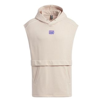 adidas (WMNS) adidas Neo Studio Lounge Hooded Tee Beige IB7644