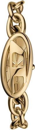 Diesel D-Era Oval Goldtone Bracelet Watch, 39mm x 19mm at Nordstrom