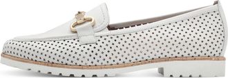 Tamaris Mocassins - Dames - Loafers - Wit - 38 EU - Leer - Schoenen