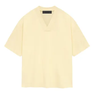Fear of God SS24 V Neck T-Shirt Garden Yellow 125SP244211F