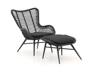 Intenso Furniture Intenso Rovello lounge tuinstoel met voetenbank
