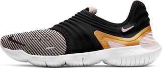Nike (WMNS) Nike Free RN Flyknit 3.0 For Black/Golden AQ5708-010