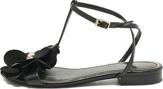 Lanvin Sandali con applicazione - Nero