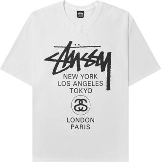 St&uuml;ssy World Tour T-Shirt White 3903860-WHIT