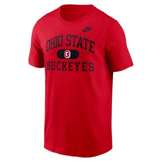 Nike Ohio State Legacy Alma Mater Nike Mens College T-Shirt in Red | N19965NOBV-7UG