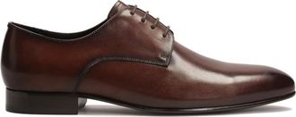 Kazar Bruine halfschoenen met leren zool - Heren - Nette schoenen - Bruin - 42 EU - Leer - Schoenen
