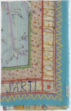 Faliero Sarti Sciarpa Faliero Sarti in modal stampata