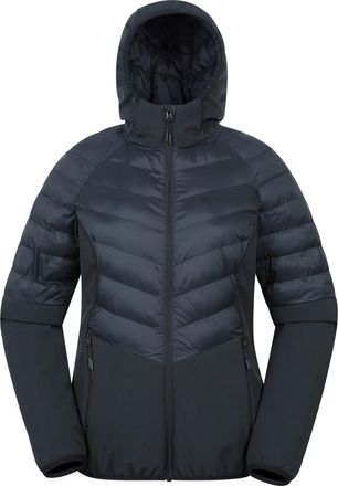 Mountain Warehouse Dames/Dames Agile gewatteerd Soft Shell jack (Zwart)