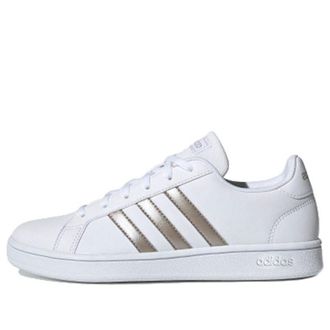 adidas (WMNS) adidas Grand Court Base White Platinum Metallic EE7874
