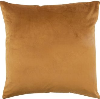 RENWIL Verona Velvet & Linen Accent Pillow in Camel at Nordstrom