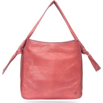 Frye Nora Knotted Strap Hobo Bag in Burgundy at Nordstrom Rack