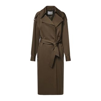 Frankie Shop Gabardina Esben - Coats - Mujer - Verde - S