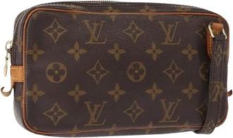Louis Vuitton Pre-owned Mini Bags, female, Brown, Size: ONE SIZE Pre-owned Canvas Mini Bag