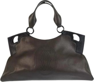 Cartier Pre-owned Handbags, female, Black, Size: ONE SIZE Pre-owned Vintage Handbag