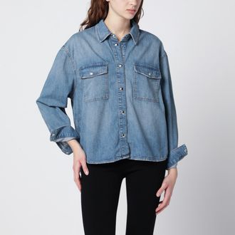Anine Bing Camicia Paxton in denim