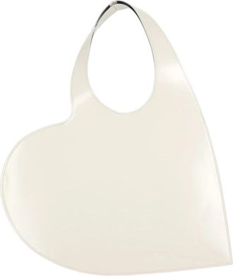 Coperni Heart Tote Bag - Dames - Handtassen - Beige - ONE Size - Leer - Tassen