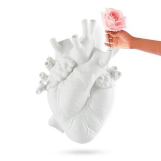 Seletti Vase Love in Bloom - White - Resin - Designer Marcantonio