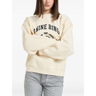 Anine Bing Logo-embroidered Graphic Sweatshirt