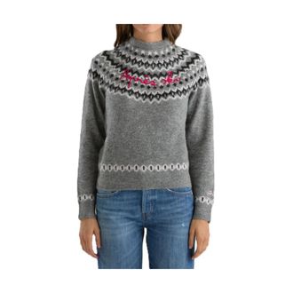 MC2 Saint Barth New Queen Nordic Sweatshirt - Dames - Coltruien - Veelkleurig - M - Wol - Truien & Vesten