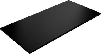 OEM Tablero De Mesa Laminado Negro 138 X 68 Cm Para Escritorio O Mesa