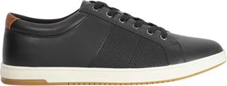 Dune London Heren Trez Canvas Laaggesneden Platte Schoenen (Zwart)