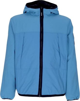 Timberland Omkeerbaar Fleece Jack - Heren - Zomerjassen - Blauw - XL - Polyester - Jassen