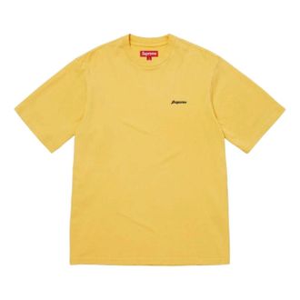 SUPREME SS26 Washed S/S T-Shirt Yellow SUP-SS26-306-YLW