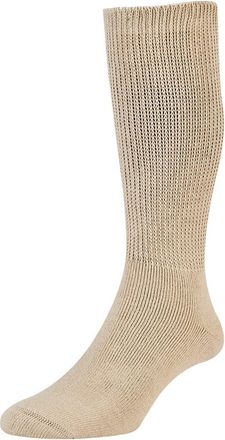 Hj Hall Health Range HJ1351 Cotton Diabetic Socks / Available in Sizes 4-7, 6-11 and 11-13 (UK 6-11, Oatmeal)