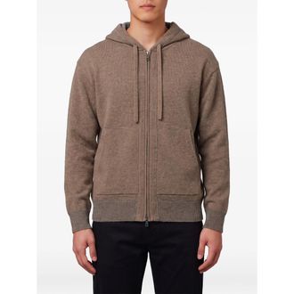 Roberto Collina Merino Wool Zip-up Hoodie