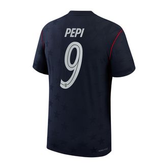 Nike Ricardo Pepi USMNT 2026 Match Away Nike Mens Aero-FIT Soccer Jersey in Blue | NN203993635-USM
