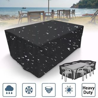 OEM Funda Para Muebles De Jard&iacute;n, Lona Protectora Rectangular Para Tumbonas, Impermeable, A Prueba De Polvo, Resistente A Los Rayos Uv, 270x180x89cm