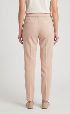 Brunello Cucinelli Tailored Slim Cotton-Blend Trousers - Beige