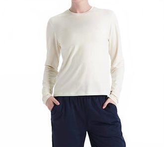 The North Face Sky Long-Sleeve Top In White Dune