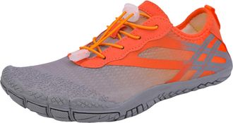 Generic 2026 Running Shoes Men and Women Casual Wading Fashionable Outdoor Beach Swimming Sneakers (Orange, 7.5)