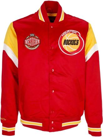 Mitchell & Ness NBA Houston Rockets Bomberjack - Heren - Bomber jackets - Rood - L - Polyester - Jassen