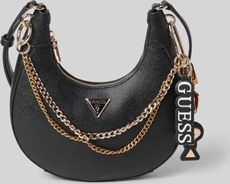 Guess Handtasche mit Label-Details Modell DAVINA in Black, Gr&ouml;&szlig;e 1