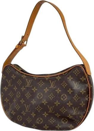 Louis Vuitton Pre-owned Shoulder Bags, female, Brown, Size: ONE SIZE Pre-owned Croissant MM Shoulder Bag